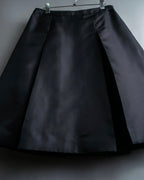 "PRADA" 100% silk pleated skirt