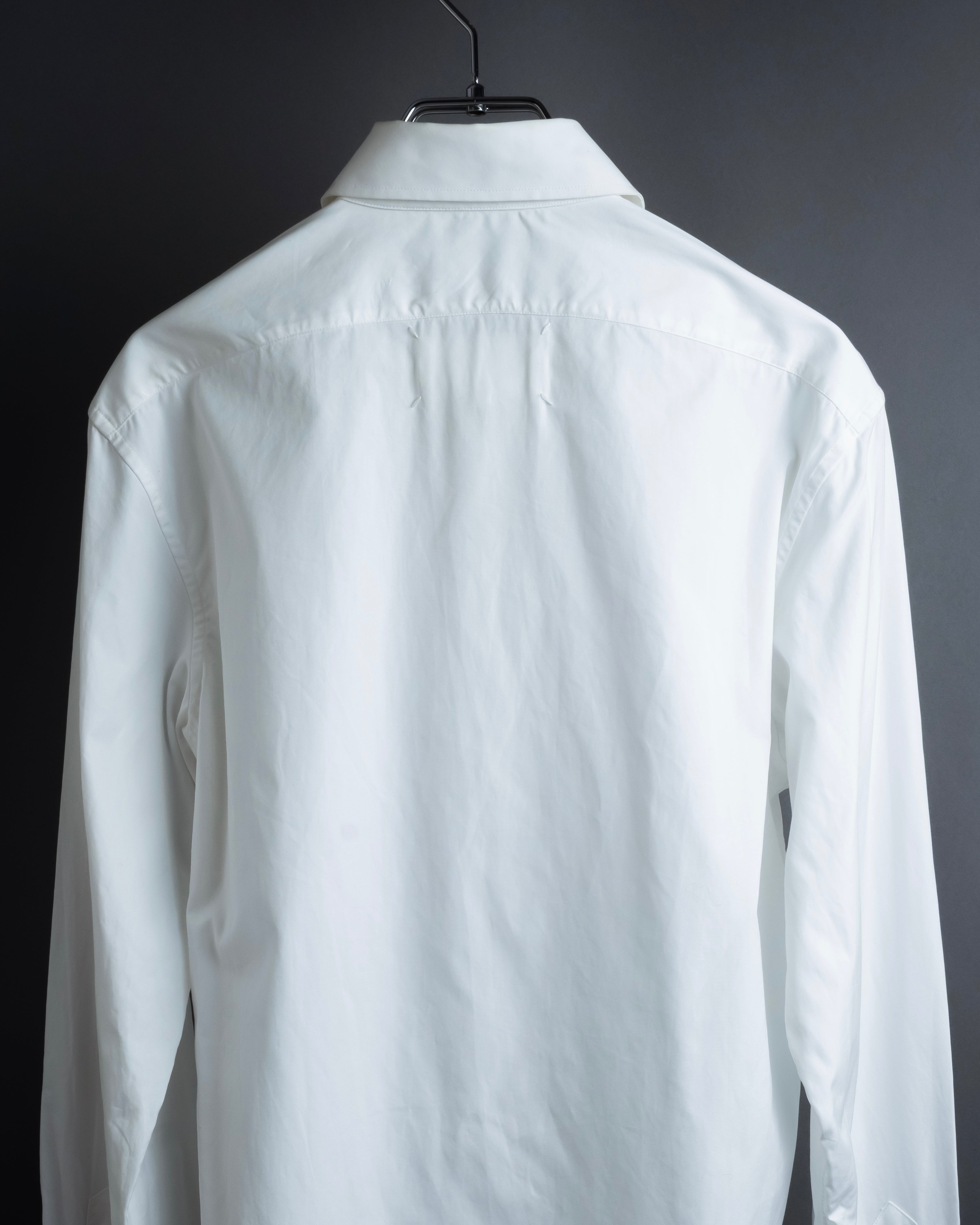 "MAISON MARGIELA" 20AW Long cuff design cotton white shirt
