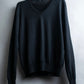 "PRADA" V-neck relaxed wool high gauge knit pullover