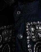 “GUCCI” 2011-12 Bandana panel print shirt