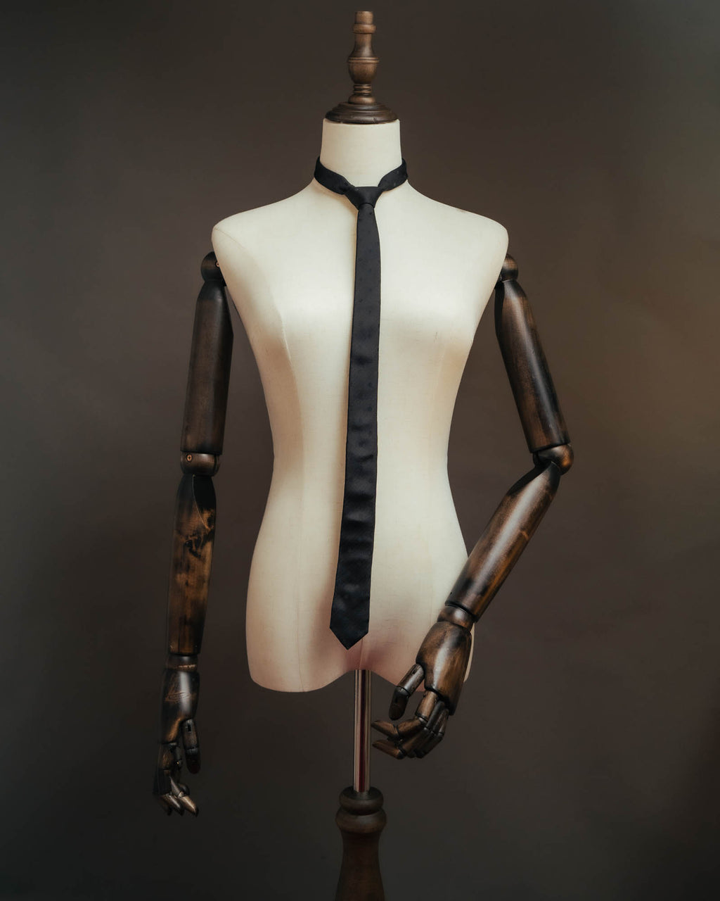 –SPECIAL– “Saint Laurent“ 2010’s-20’s Tonal dot narrow tie
