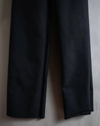 "US navy inspired lace back wide sailor pants"