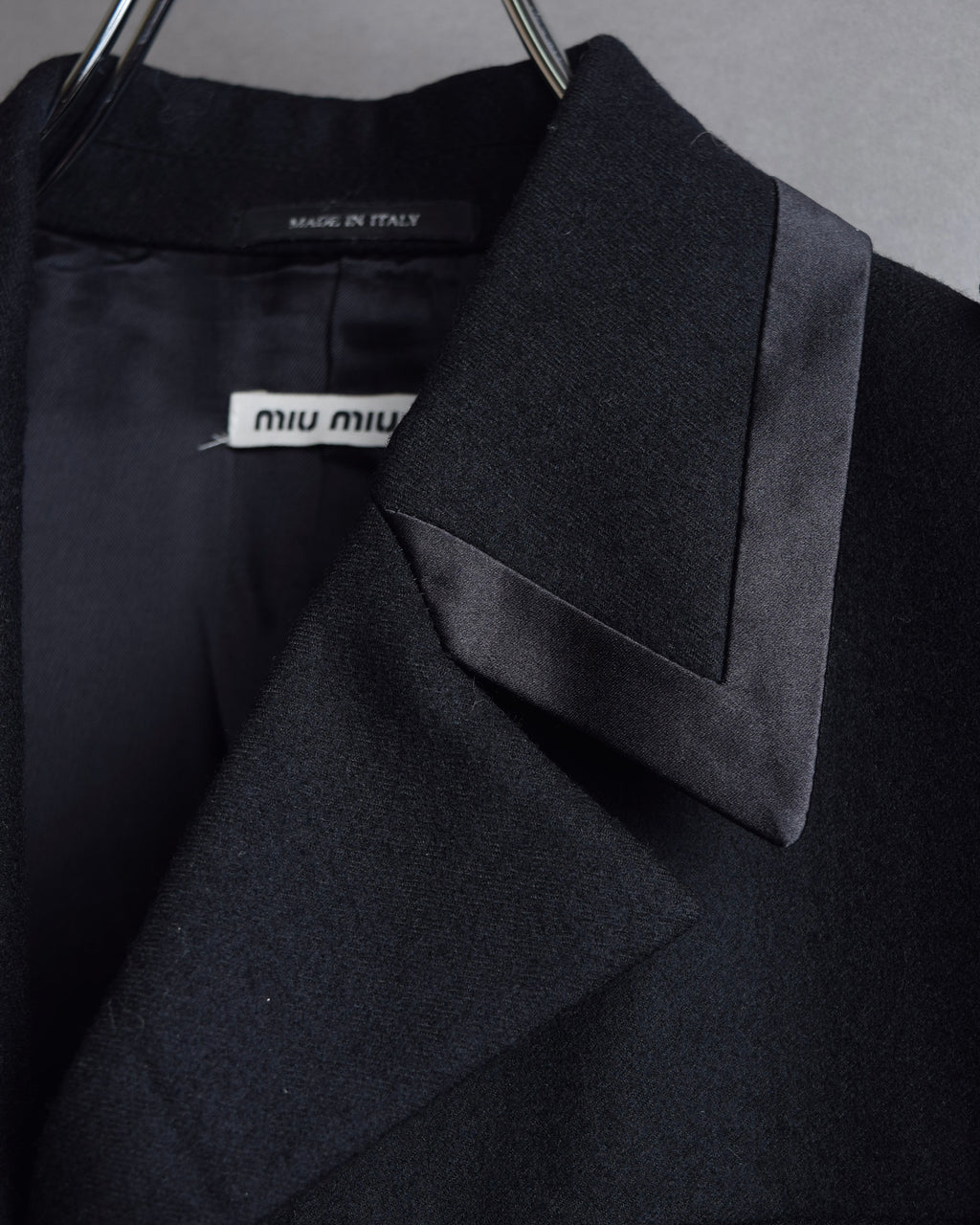 "MIU MIU" Military details trimmings tailored jacket