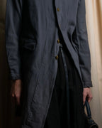 "COMME des GARCONS COMME des GARCONS" Stitchwork placket cut line coat