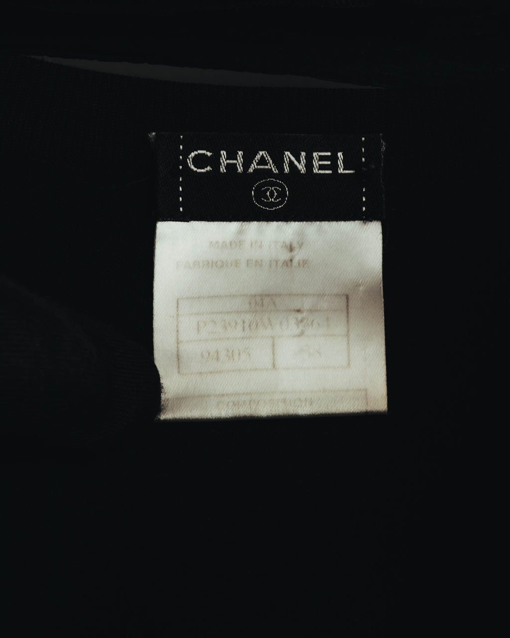 -SPECIAL- "CHANEL" 04AW Sheer bow-tie knit top