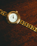 –SPECIAL– "GUCCI" 80's-90's Elegant gold tone wristwatch