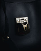 "BALENCIAGA" 2013 Autumn/Winter Padlock All Afternoon Structured Leather Bag