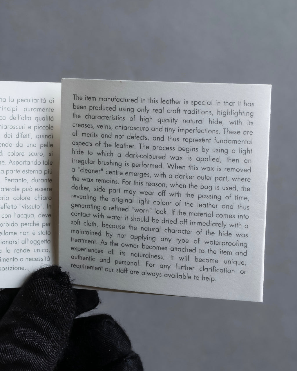 "GUCCI" Horizontally shaped cord-wrapped handle leather bag