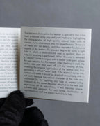 "GUCCI" Horizontally shaped cord-wrapped handle leather bag