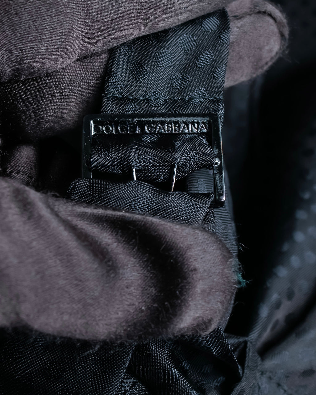 "DOLCE & GABBANA" Pattern switching peak lapel gilet