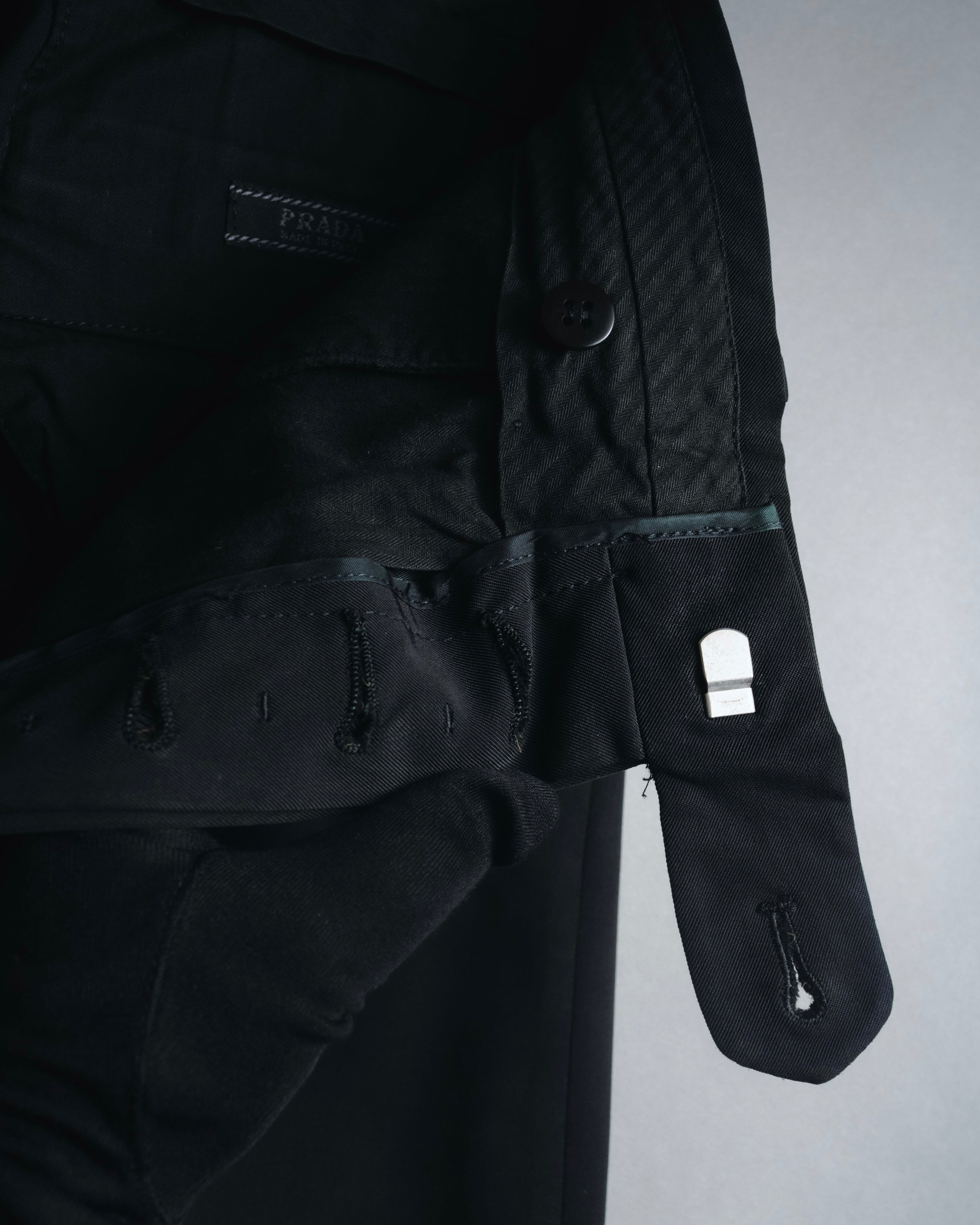 "PRADA" 1994AW Stretch polyester tailored suit