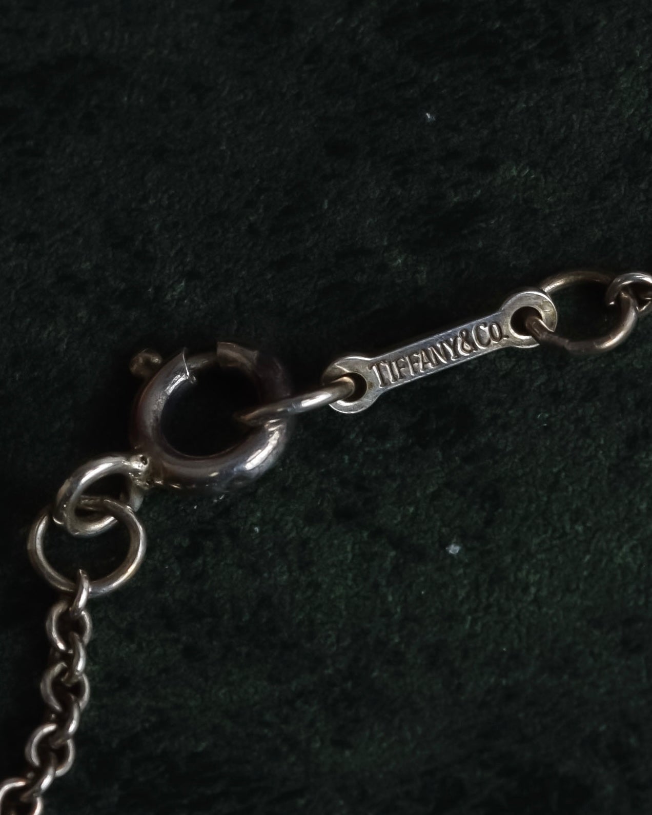"Tiffany&Co" Beans motif silver bracelet