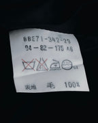 "Burberrys" 90’s dark check wool cashmere blend tailored jacket