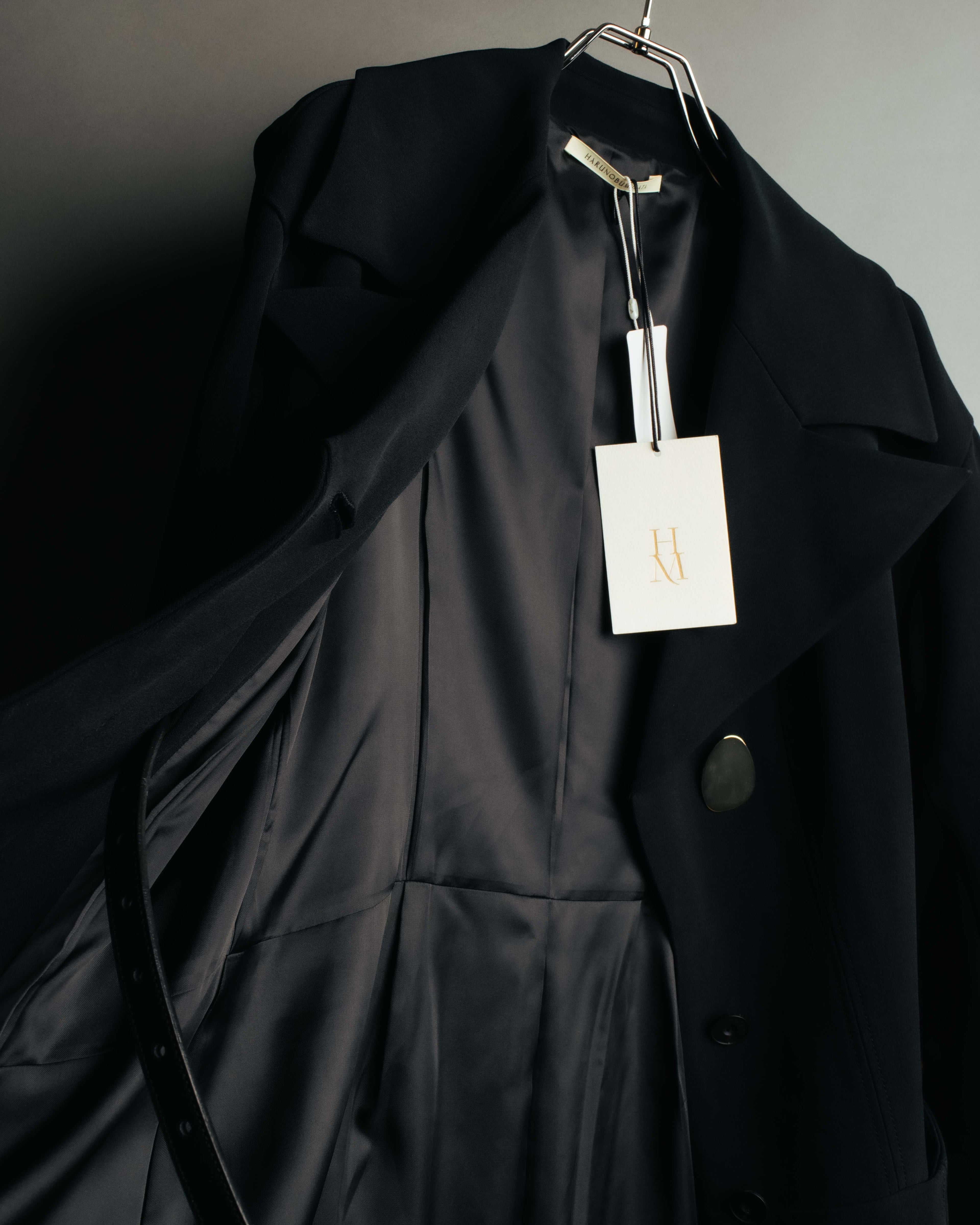 -SPECIAL- “HARUNOBU MURATA” 2024 SS Sculptural belted dress coat