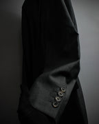 "HUGO BOSS" Fine-gauge wool khaki gray set up