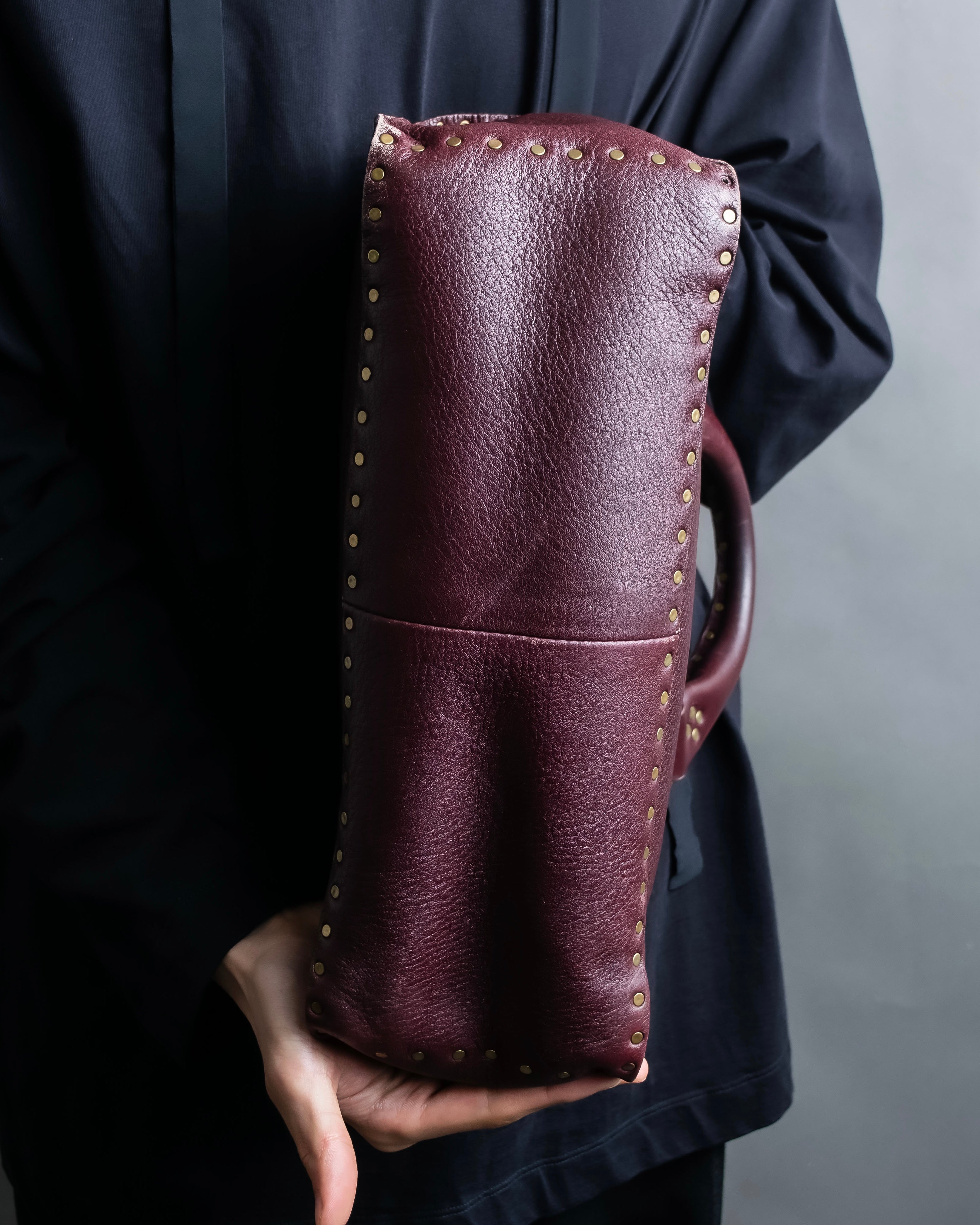 "CELINE" Stud design bordeaux color boogie bag