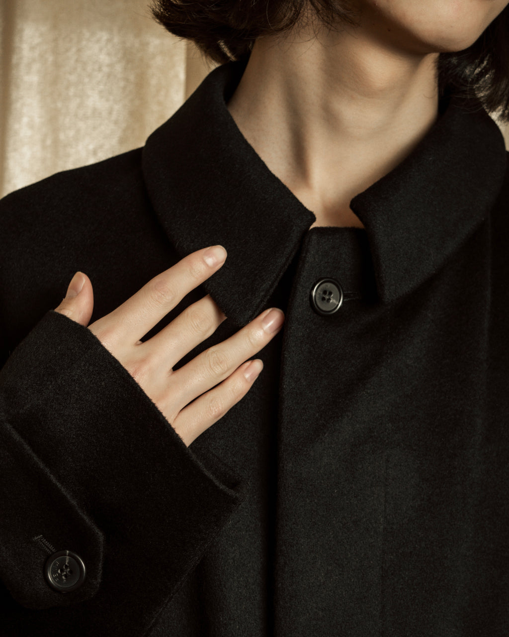 "FENDI" Manufactured in 1989 cashmere stand collar coat