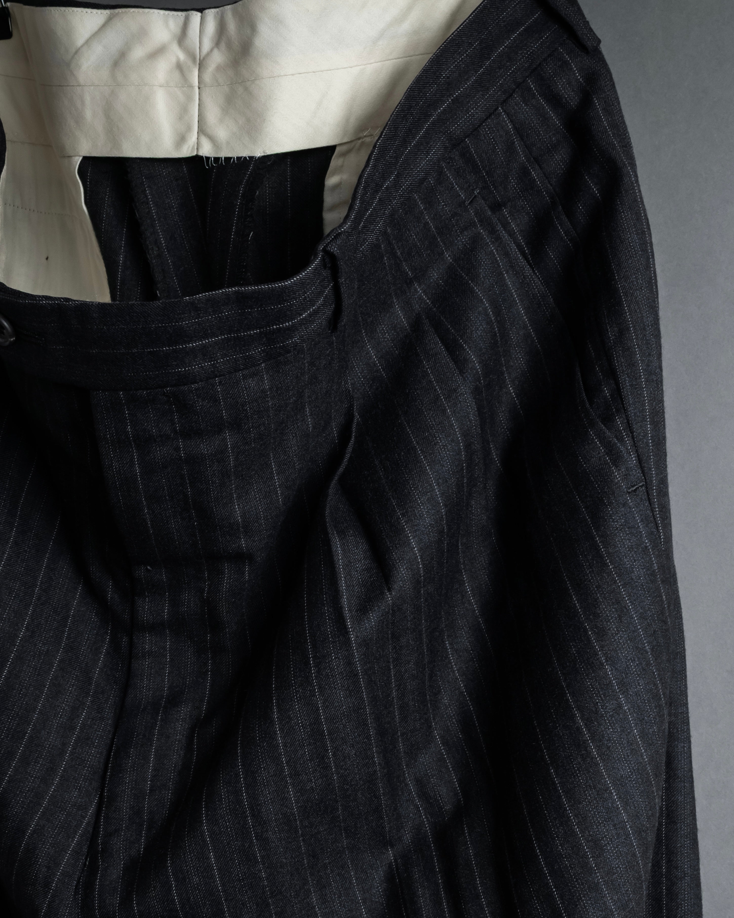 "Christian Dior" 90’s Pinstripe double breasted suit set up