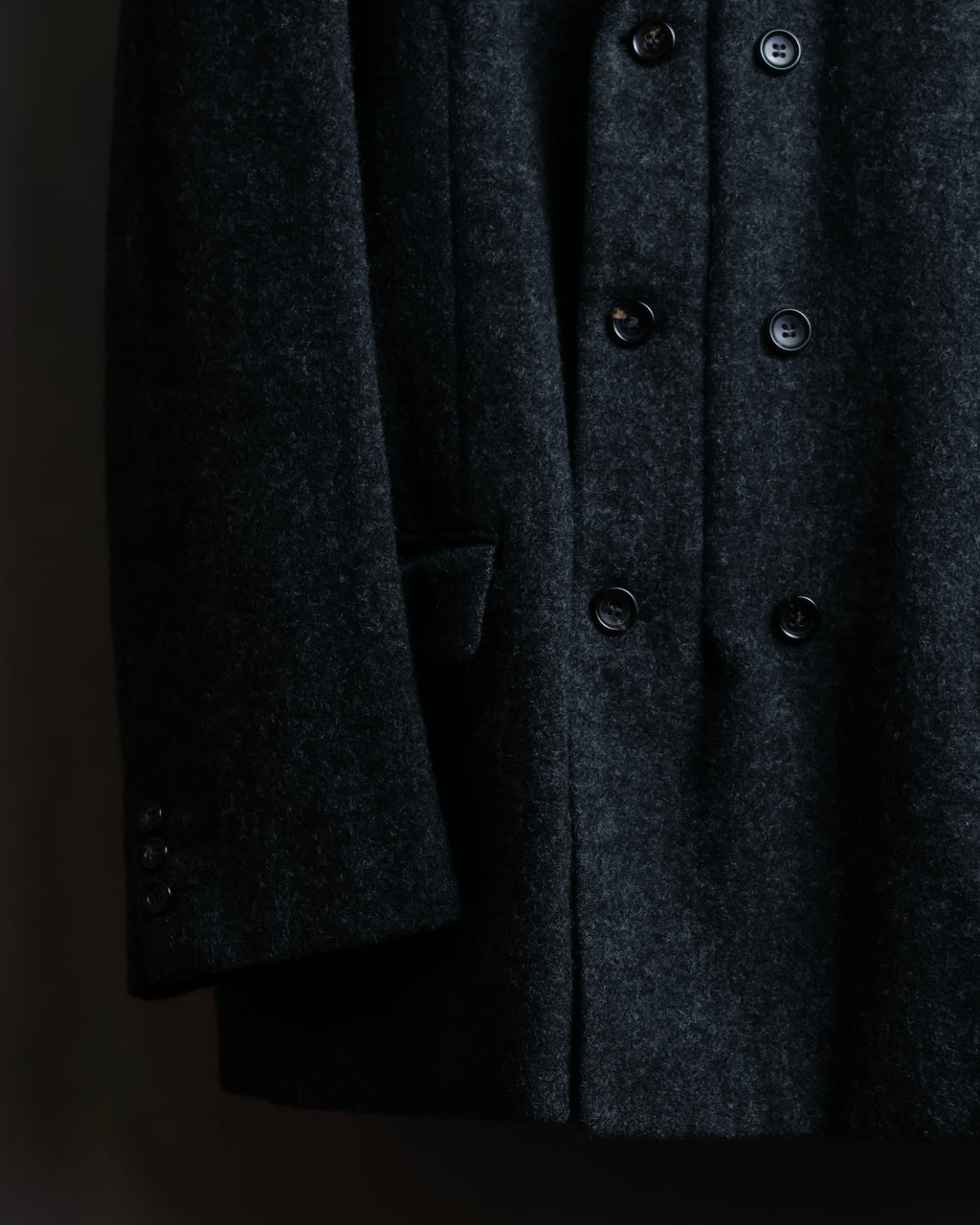 "COMME des GARCONS HOMME PLUS" Structured cut double-breasted tailored jacket