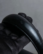 "Salvatore Ferragamo" Gancini motif leather hand bag