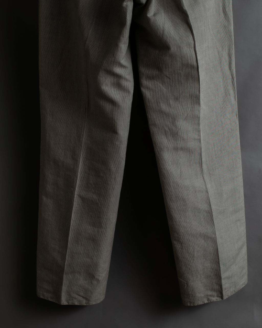 "HERMES" Cotton linen wide tapered slacks