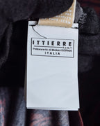 "John Galliano" Layered oriental check pattern pullover