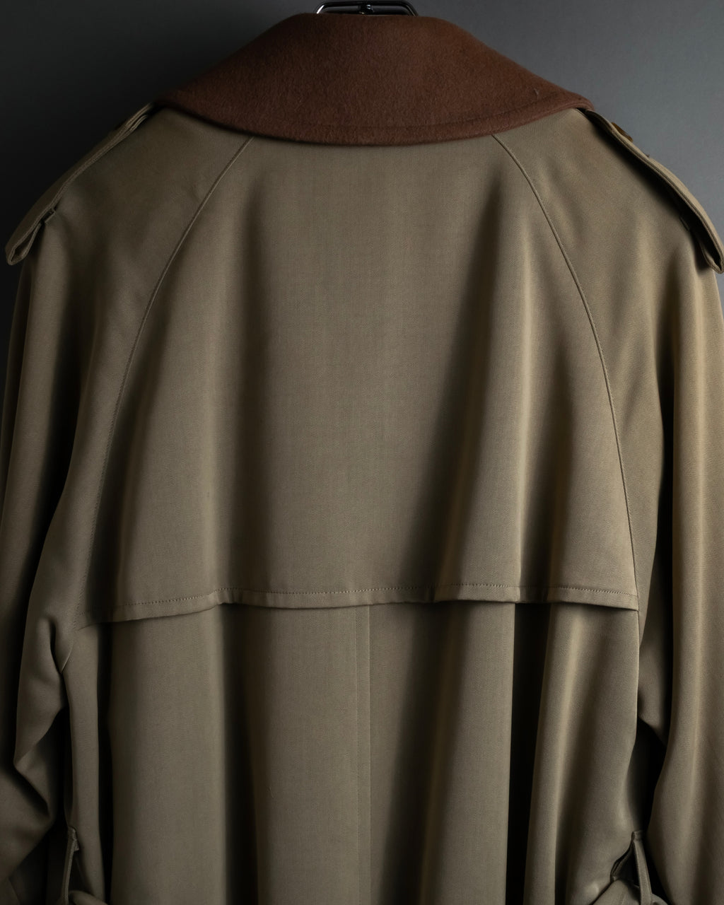 -SPECIAL- "Burberrys" 90's Collar switching two-tone trench coat