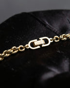 “Christian Dior” beautiful thick gold chain necklace