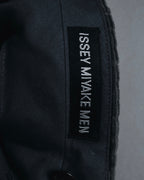 –SPECIAL– "ISSEY MIYAKE MEN" 98AW garment-pleated cotton tailoring set-up
