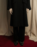 "Valentino Garavani"Shawl collar A-line silhouette long coat