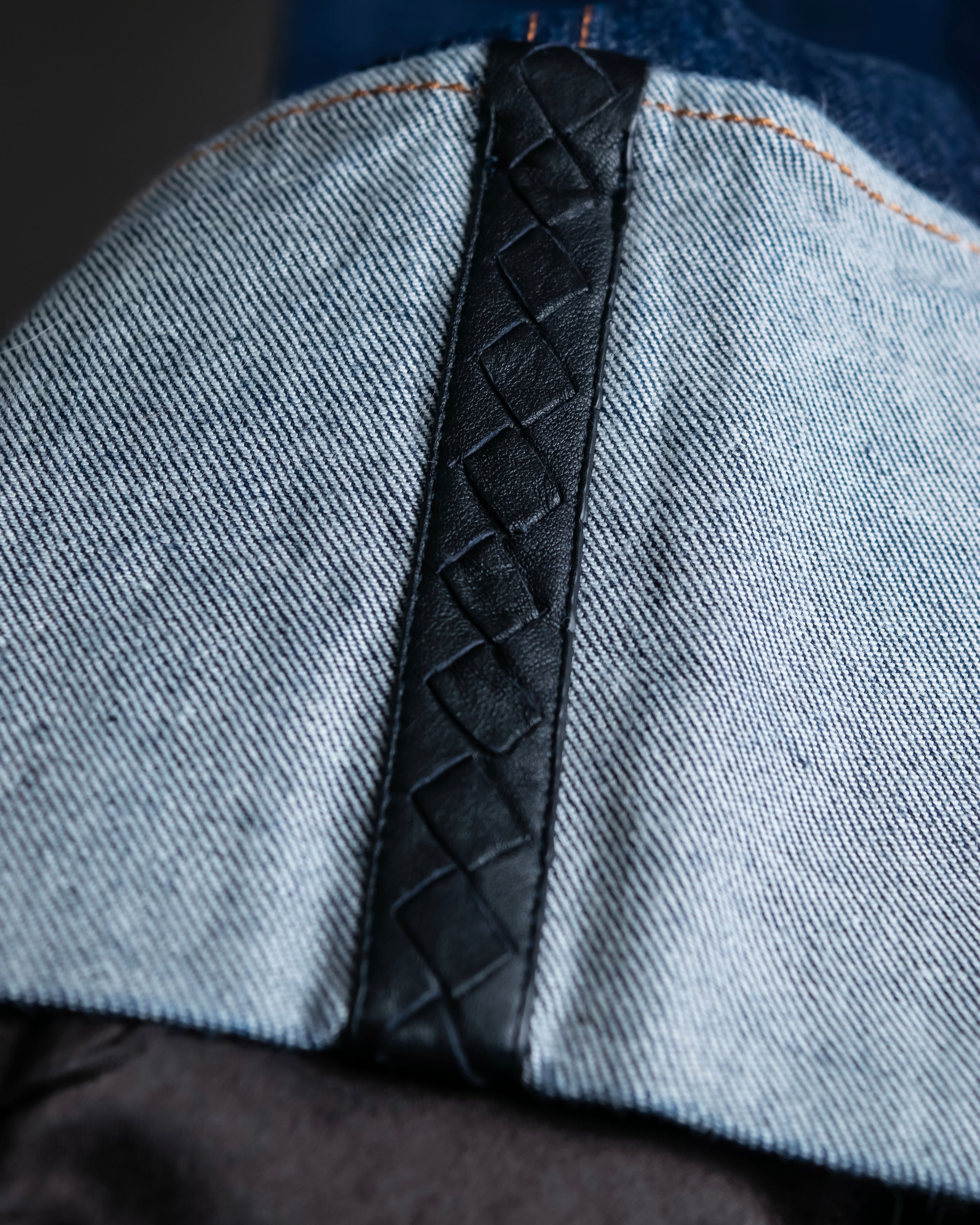 "BOTTEGA VENETA" Wide straight silhouette fisherman denim pants