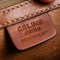 "CELINE" Macadam Pattern Three Line Handbag