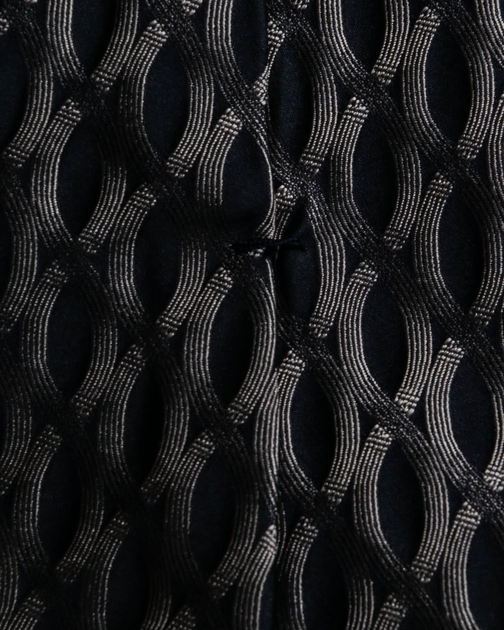 "GUCCI" Cord embroidery glossy necktie