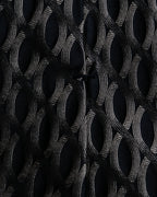 "GUCCI" Cord embroidery glossy necktie