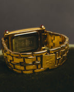 "VALENTINO ROLENTA" 90's-00's Decorative rhinestone quartz watch