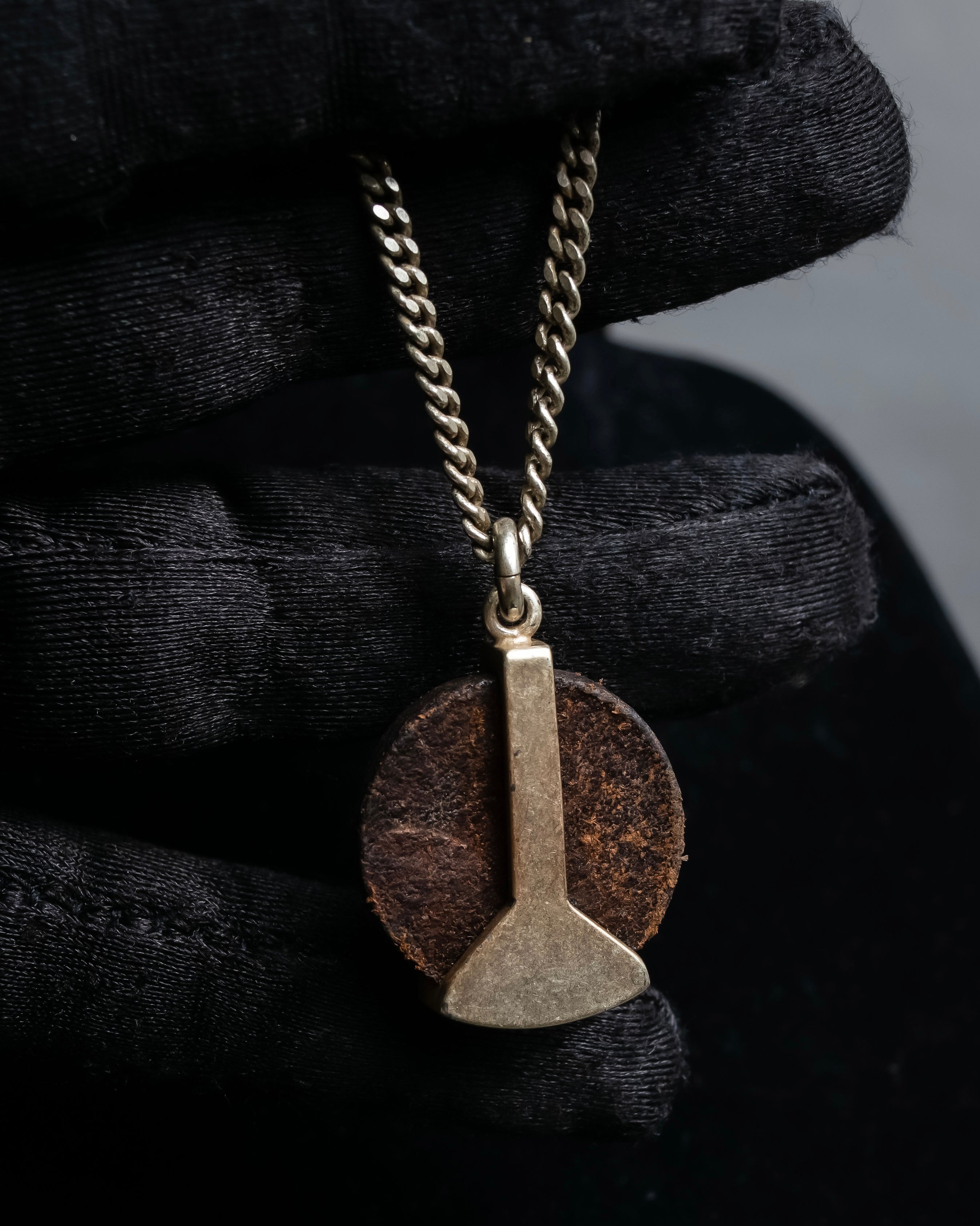 "MAISON MARGIELA" Geometric symbol motif adjustable length necklace