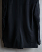 "GUCCI" 90's Beautiful draping fly-front tailored jacket