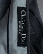 "CHRISTIAN DIOR MONSIEUR" Shadow stripe pattern classical formal detail set up