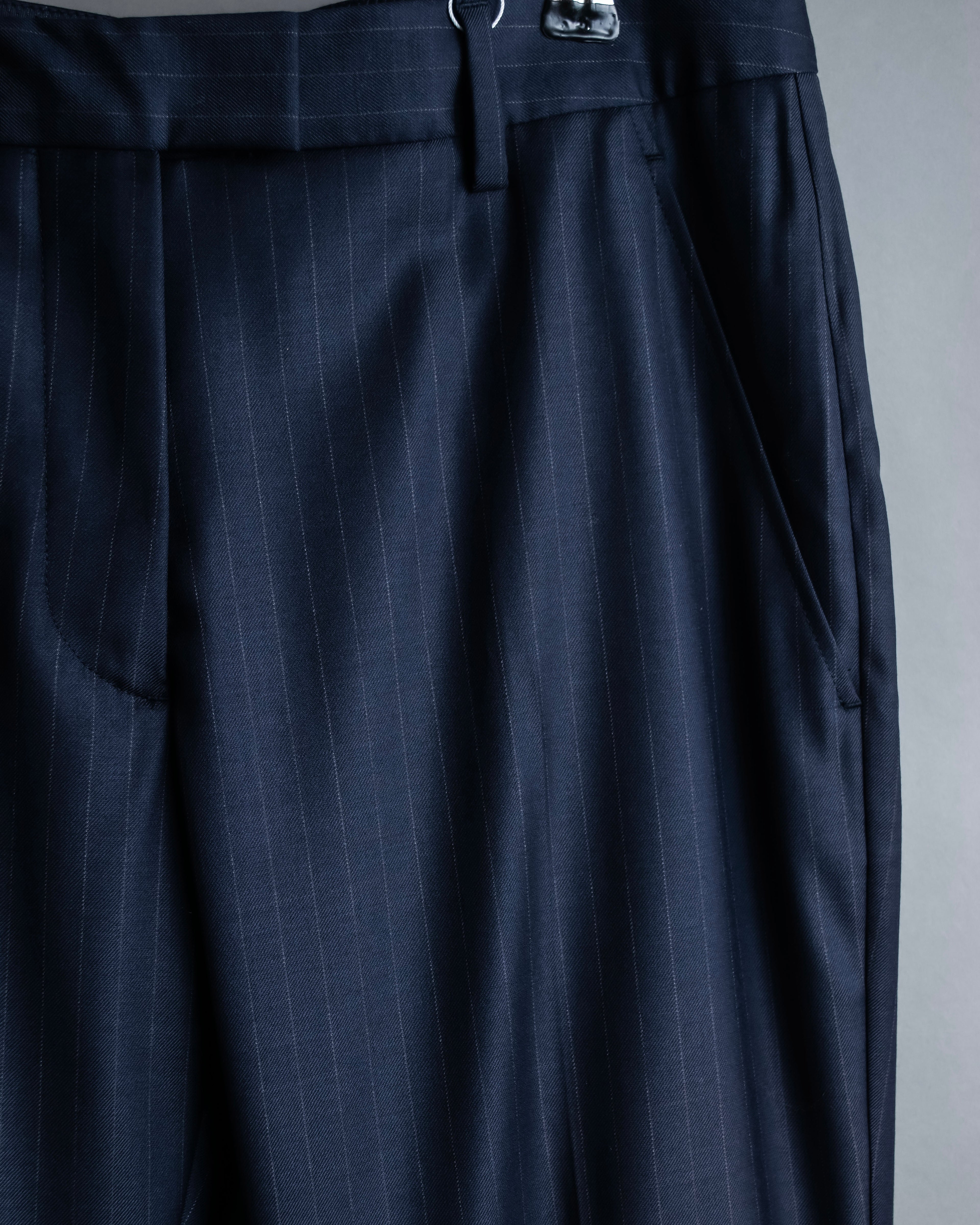 “Maison Margiela 2011AW” pinstripe pattern straight trouser