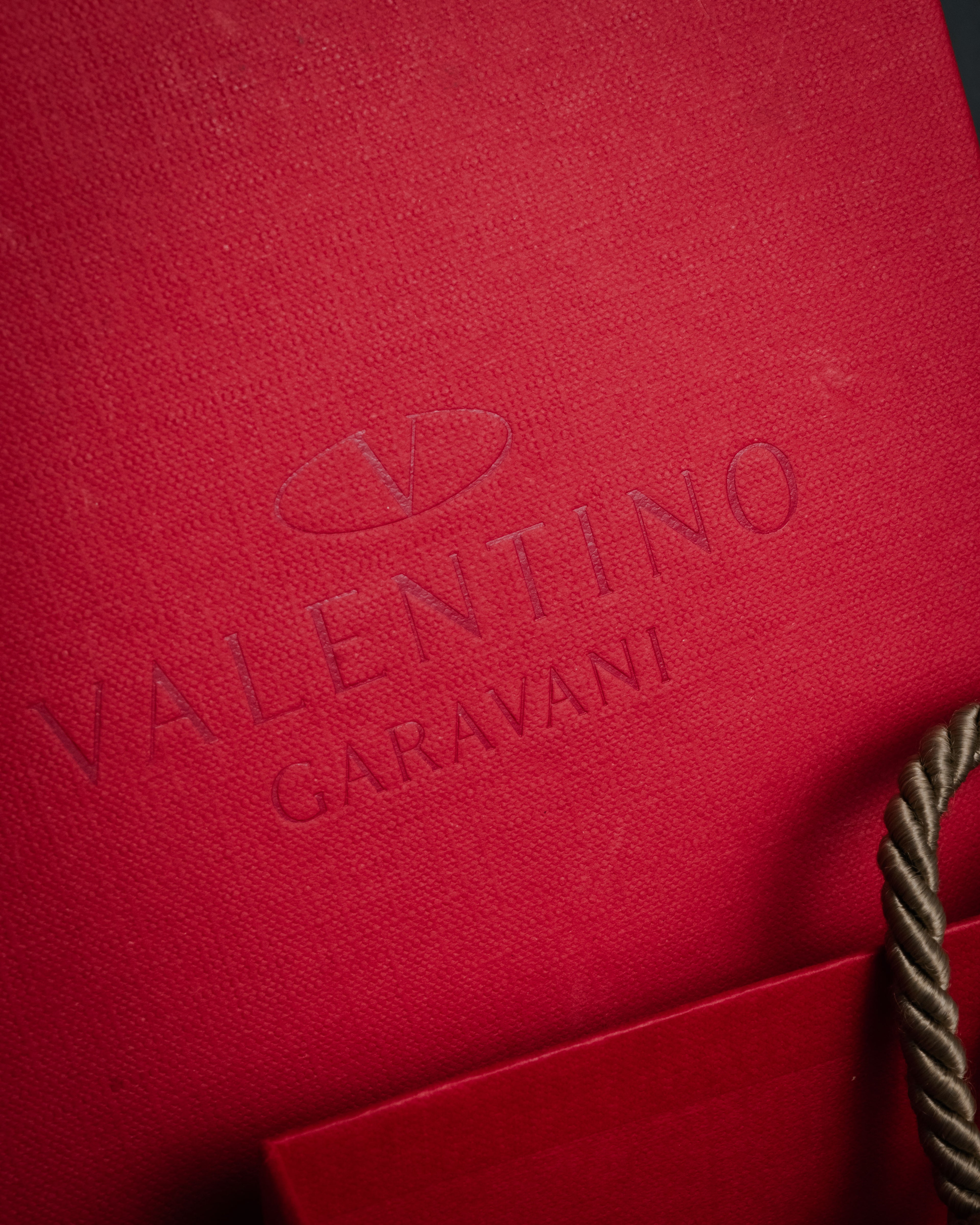 “VALENTINO GARAVANI” 2010’s Crystal embellished tassel cord belt