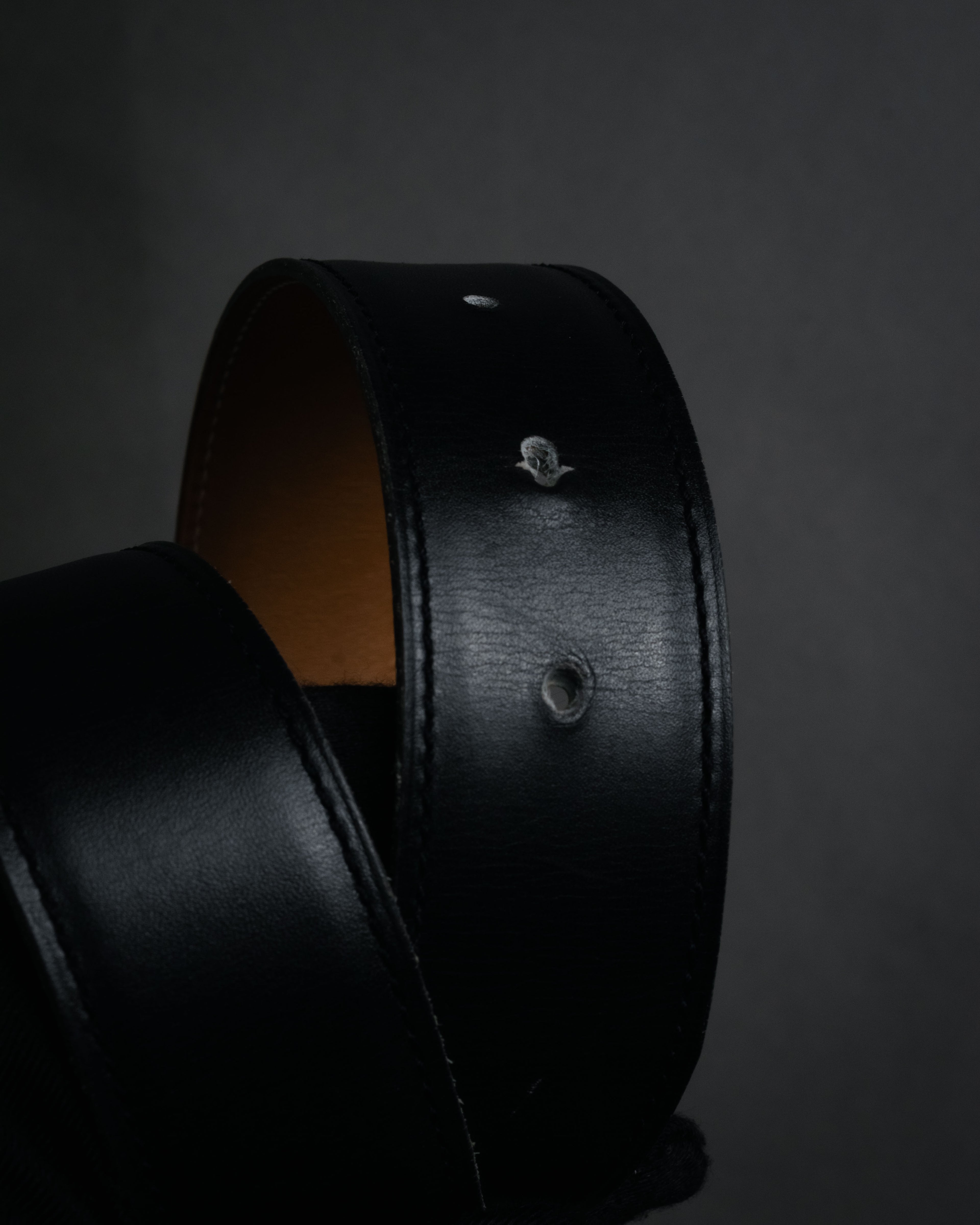“HERMÈS” 90’s Horsebit leather belt