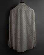 "CELINE" Musical note motif cotton shirt