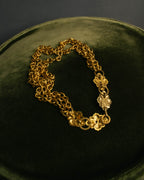 -SPECIAL- “CHANEL” 80’s-90’s ornate gold chain necklace