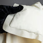 "MAISON MARGIELA" Offwhite color quilted padded oversized tailored coat