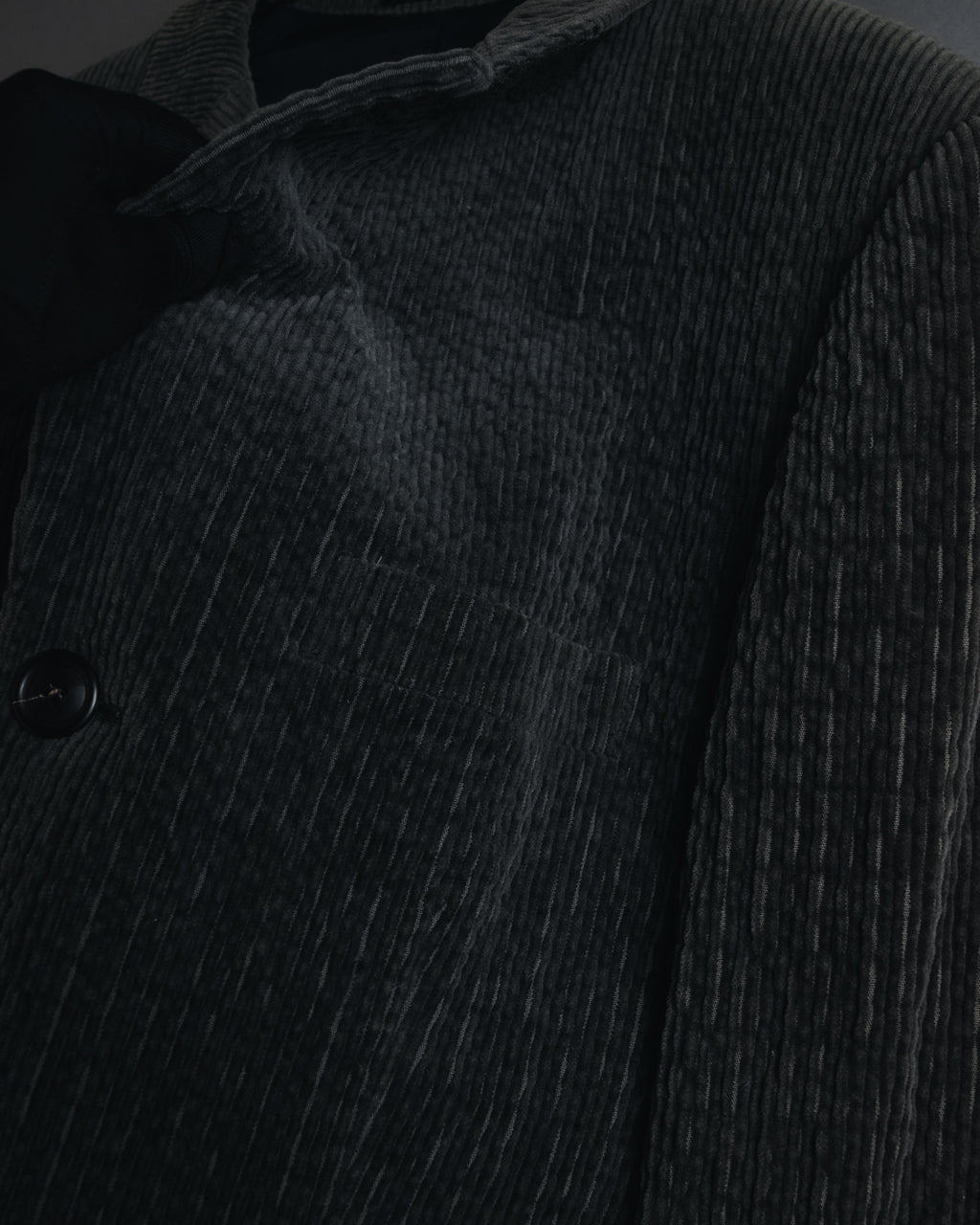 –SPECIAL– "ISSEY MIYAKE MEN" 98AW garment-pleated cotton tailoring set-up