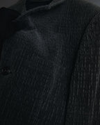 –SPECIAL– "ISSEY MIYAKE MEN" 98AW garment-pleated cotton tailoring set-up