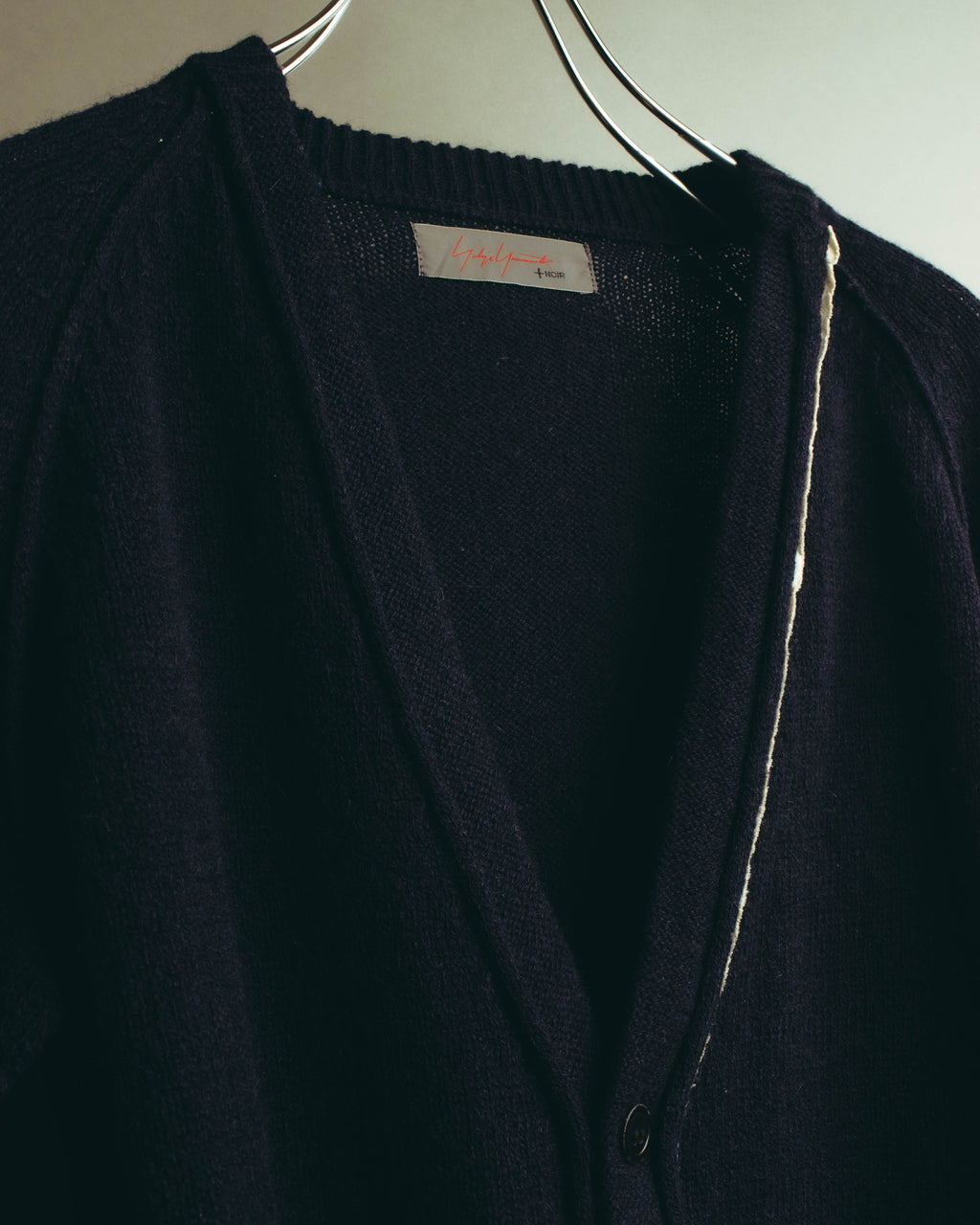 "Yohji Yamamoto +NOIR" 00's-10's Soft alpaca wool knit cardigan
