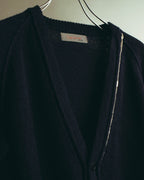 "Yohji Yamamoto +NOIR" 00's-10's Soft alpaca wool knit cardigan