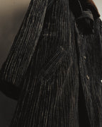 "Christian Dior" 80's-90's Classically tailored belted double-breasted coat