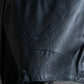 "Acne" Beautiful shape genuine leather double riders jacket